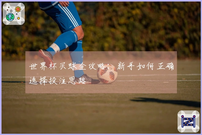 世界杯买球全攻略：新手如何正确选择投注思路